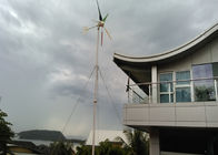 स्कूल के लिए 1500W 48 वोल्ट सफेद क्षैतिज अक्ष पवन ऊर्जा जनरेटर न्यूनतम कंपन
